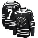 Fanatics Branded Chicago Blackhawks Youth Phil Esposito Breakaway Black 2019 Winter Classic NHL Jersey