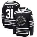 Fanatics Branded Chicago Blackhawks Youth Dominik Hasek Breakaway Black 2019 Winter Classic NHL Jersey