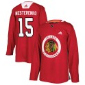 Adidas Chicago Blackhawks Men's Eric Nesterenko Authentic Red Home Practice NHL Jersey