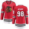 Fanatics Branded Chicago Blackhawks Women's Connor Bedard Breakaway Red Home NHL Jersey