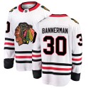 Fanatics Branded Chicago Blackhawks Youth Murray Bannerman Breakaway White Away NHL Jersey