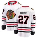 Fanatics Branded Chicago Blackhawks Youth Adam Boqvist Breakaway White Away NHL Jersey