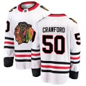 Fanatics Branded Chicago Blackhawks Youth Corey Crawford Breakaway White Away NHL Jersey