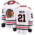 Fanatics Branded Chicago Blackhawks Youth Stan Mikita Breakaway White Away NHL Jersey
