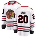 Fanatics Branded Chicago Blackhawks Youth Brandon Saad Breakaway White Away NHL Jersey
