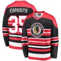 Fanatics Branded Chicago Blackhawks Youth Tony Esposito Premier Red/Black Breakaway Heritage NHL Jersey