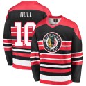 Fanatics Branded Chicago Blackhawks Youth Dennis Hull Premier Red/Black Breakaway Heritage NHL Jersey
