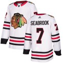 Adidas Chicago Blackhawks Youth Brent Seabrook Authentic White Away NHL Jersey