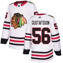 Adidas Chicago Blackhawks Youth Erik Gustafsson Authentic White Away NHL Jersey