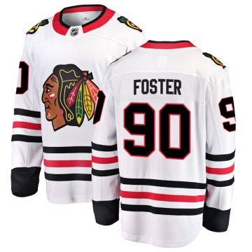 Fanatics Branded Chicago Blackhawks Men's Scott Foster Breakaway White Away NHL Jersey