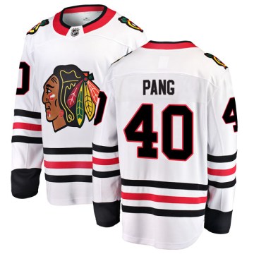 Fanatics Branded Chicago Blackhawks Men's Darren Pang Breakaway White Away NHL Jersey