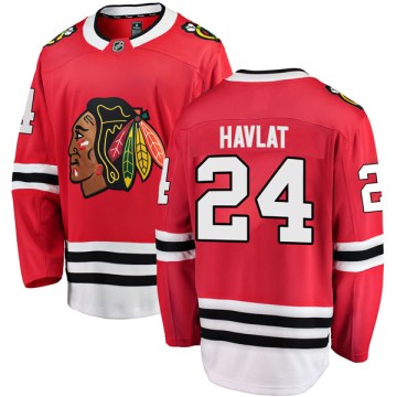 Fanatics Branded Chicago Blackhawks Youth Martin Havlat Breakaway Red Home NHL Jersey