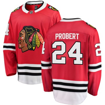 Fanatics Branded Chicago Blackhawks Youth Bob Probert Breakaway Red Home NHL Jersey