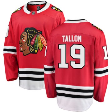 Fanatics Branded Chicago Blackhawks Youth Dale Tallon Breakaway Red Home NHL Jersey