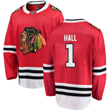 Fanatics Branded Chicago Blackhawks Men's Glenn Hall Breakaway Red Home NHL Jersey