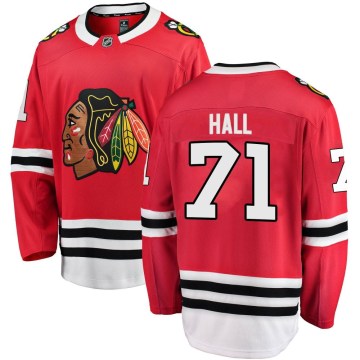 Fanatics Branded Chicago Blackhawks Men's Taylor Hall Breakaway Red Home NHL Jersey