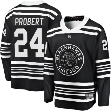 Fanatics Branded Chicago Blackhawks Men's Bob Probert Premier Black Breakaway Alternate 2019/20 NHL Jersey