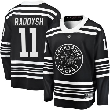 Fanatics Branded Chicago Blackhawks Men's Taylor Raddysh Premier Black Breakaway Alternate 2019/20 NHL Jersey