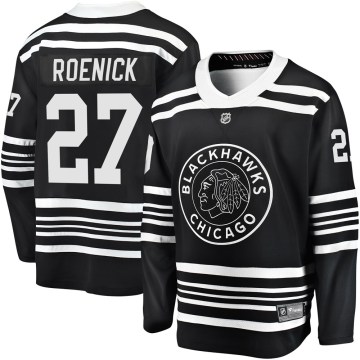 Fanatics Branded Chicago Blackhawks Men's Jeremy Roenick Premier Black Breakaway Alternate 2019/20 NHL Jersey