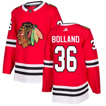 Adidas Chicago Blackhawks Men's Dave Bolland Authentic Red Home NHL Jersey