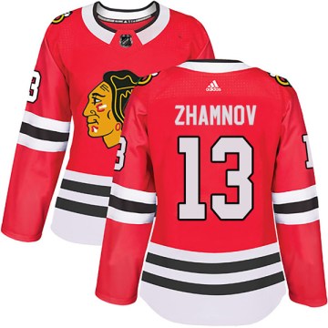 Adidas Chicago Blackhawks Women's Alex Zhamnov Authentic Red Home NHL Jersey