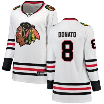 Fanatics Branded Chicago Blackhawks Women's Ryan Donato Breakaway White Away NHL Jersey