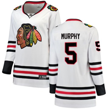 Fanatics Branded Chicago Blackhawks Women's Connor Murphy Breakaway White Away NHL Jersey