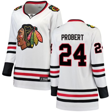 Fanatics Branded Chicago Blackhawks Women's Bob Probert Breakaway White Away NHL Jersey