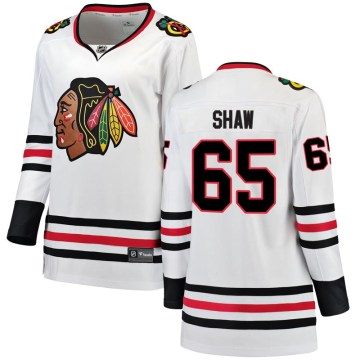 Fanatics Branded Chicago Blackhawks Women's Andrew Shaw Breakaway White Away NHL Jersey