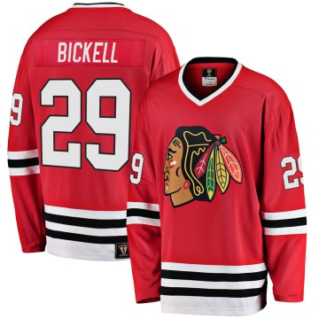 Fanatics Branded Chicago Blackhawks Youth Bryan Bickell Premier Red Breakaway Heritage NHL Jersey