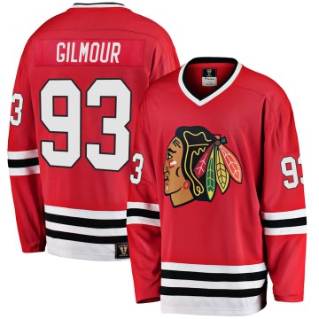 Fanatics Branded Chicago Blackhawks Youth Doug Gilmour Premier Red Breakaway Heritage NHL Jersey