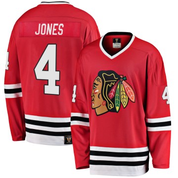 Fanatics Branded Chicago Blackhawks Youth Seth Jones Premier Red Breakaway Heritage NHL Jersey