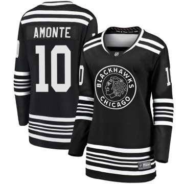 Fanatics Branded Chicago Blackhawks Women's Tony Amonte Premier Black Breakaway Alternate 2019/20 NHL Jersey