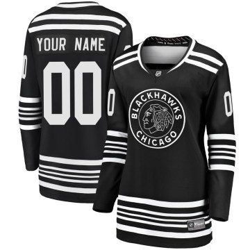 Fanatics Branded Chicago Blackhawks Women's Custom Premier Black Custom Breakaway Alternate 2019/20 NHL Jersey