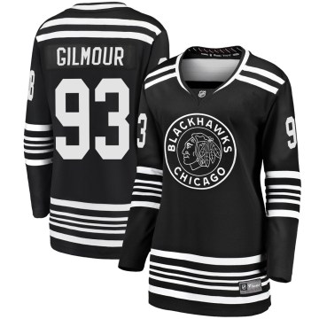 Fanatics Branded Chicago Blackhawks Women's Doug Gilmour Premier Black Breakaway Alternate 2019/20 NHL Jersey