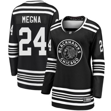 Fanatics Branded Chicago Blackhawks Women's Jaycob Megna Premier Black Breakaway Alternate 2019/20 NHL Jersey