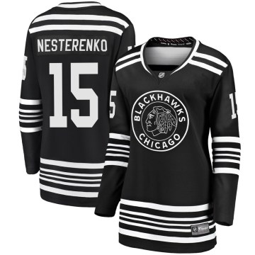 Fanatics Branded Chicago Blackhawks Women's Eric Nesterenko Premier Black Breakaway Alternate 2019/20 NHL Jersey