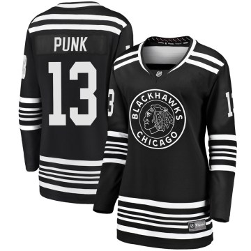 Fanatics Branded Chicago Blackhawks Women's CM Punk Premier Black Breakaway Alternate 2019/20 NHL Jersey