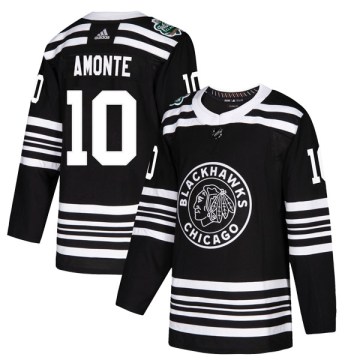 Adidas Chicago Blackhawks Youth Tony Amonte Authentic Black 2019 Winter Classic NHL Jersey