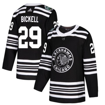 Adidas Chicago Blackhawks Youth Bryan Bickell Authentic Black 2019 Winter Classic NHL Jersey