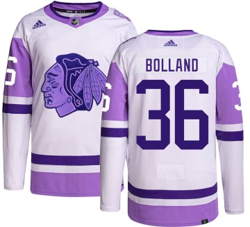 Adidas Chicago Blackhawks Men's Dave Bolland Authentic Hockey Fights Cancer NHL Jersey