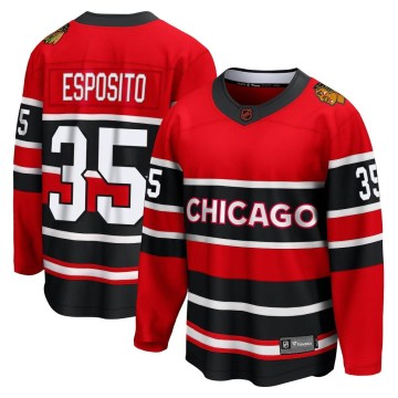 Fanatics Branded Chicago Blackhawks Men's Tony Esposito Breakaway Red Special Edition 2.0 NHL Jersey