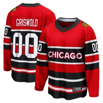 Fanatics Branded Chicago Blackhawks Men's Clark Griswold Breakaway Red Special Edition 2.0 NHL Jersey