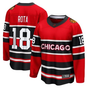 Fanatics Branded Chicago Blackhawks Men's Darcy Rota Breakaway Red Special Edition 2.0 NHL Jersey