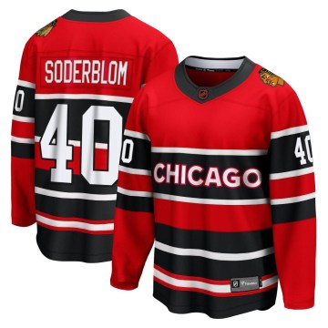 Fanatics Branded Chicago Blackhawks Men's Arvid Soderblom Breakaway Red Special Edition 2.0 NHL Jersey