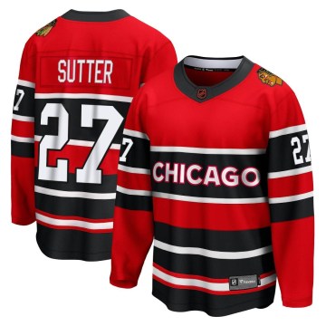 Fanatics Branded Chicago Blackhawks Men's Darryl Sutter Breakaway Red Special Edition 2.0 NHL Jersey