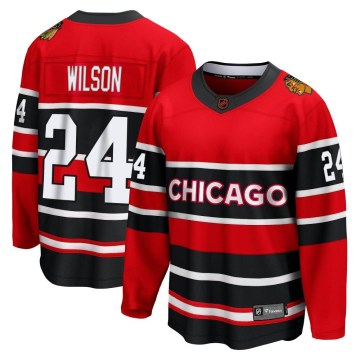 Fanatics Branded Chicago Blackhawks Men's Doug Wilson Breakaway Red Special Edition 2.0 NHL Jersey