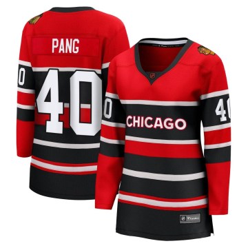 Fanatics Branded Chicago Blackhawks Women's Darren Pang Breakaway Red Special Edition 2.0 NHL Jersey