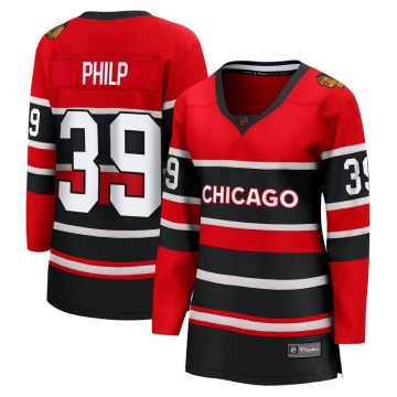 Fanatics Branded Chicago Blackhawks Women's Luke Philp Breakaway Red Special Edition 2.0 NHL Jersey