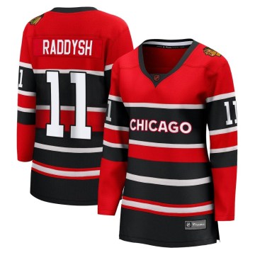 Fanatics Branded Chicago Blackhawks Women's Taylor Raddysh Breakaway Red Special Edition 2.0 NHL Jersey